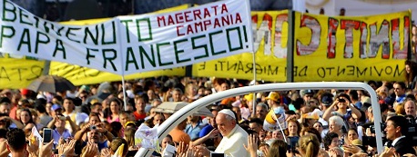 Visita di Papa Francesco a Caserta