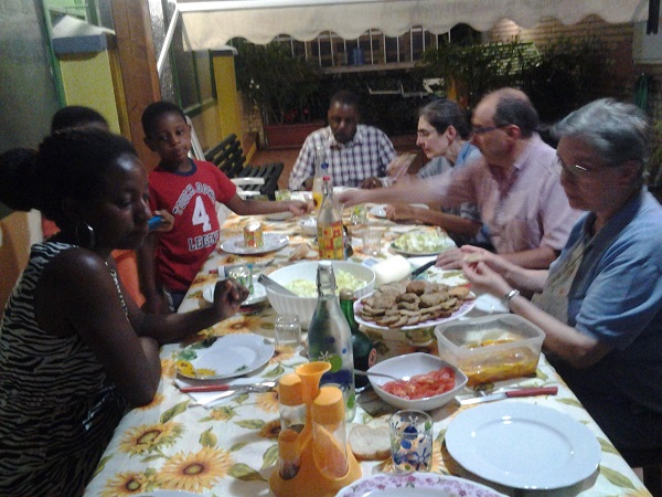 cena sul terrazzo