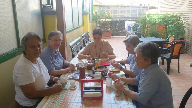 In comunione con Sr Helena Morra brasiliana e Sr Kathia suora comboniana di origini pugliesi