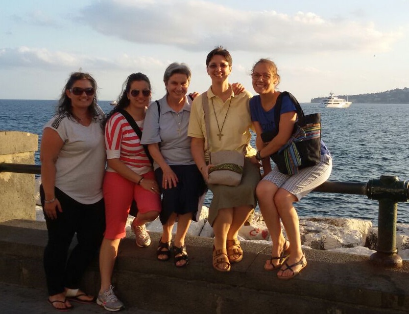 Un giorno a Napoli con sr Kathia e le amiche Antonella, Alessandra e Marcella