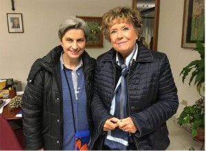 Dacia Maraini con Sr Rita all'ITIS Buonarroti